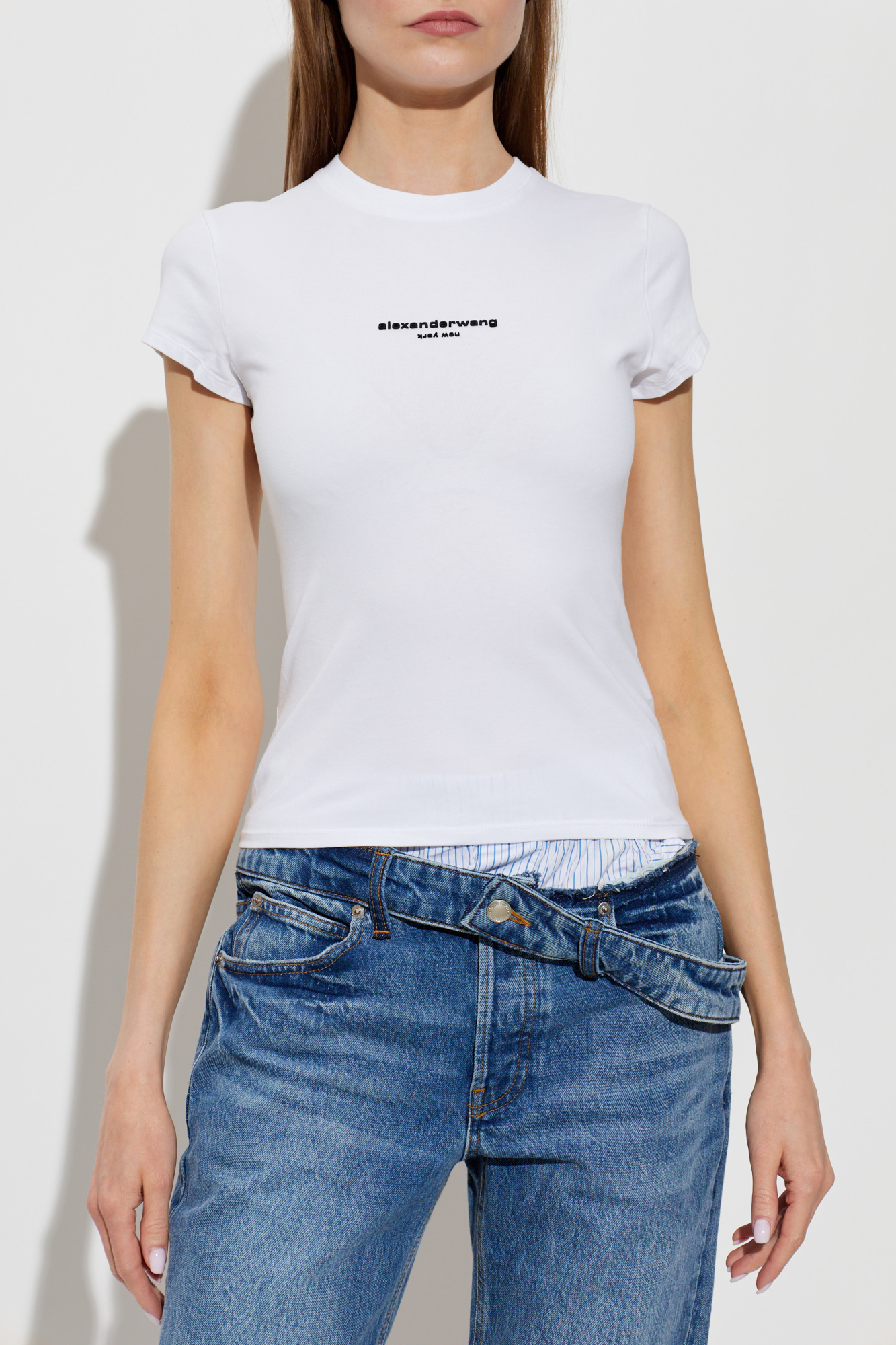 Alexander Wang T-shirt with logo | Women's | Vitkac